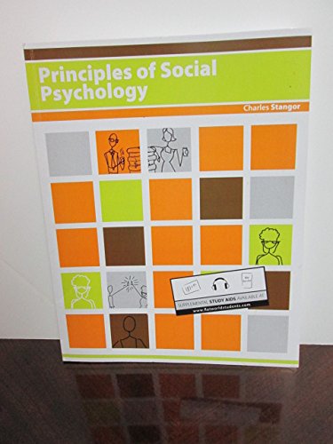 Principles of Social Psychology