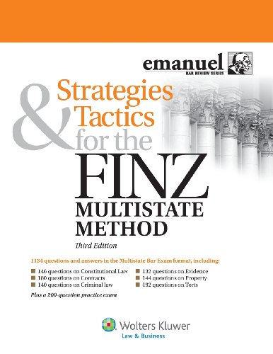 Strategies & Tactics for the Finz Multistate Method (Emmanuel Bar Review)