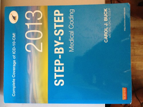 Step-by-Step Medical Coding 2013