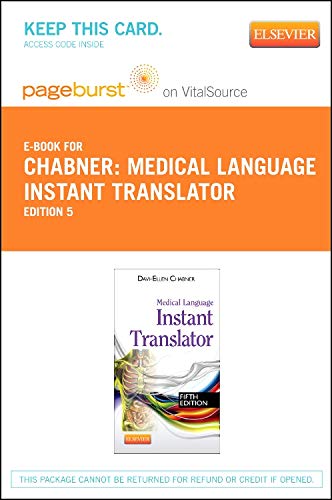Medical Language Instant Translator Printed Access Code Pageburst Retail