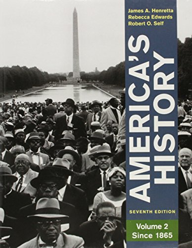 America's History 7th Ed Vol 2 + Student's Guide to History 11th Ed