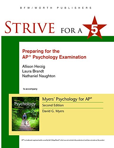 Preparing for the Ap Psychology Examination (Strive for 5)