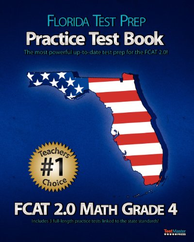 Florida Test Prep Practice Test Book Fcat 2.0 Math Grade 4
