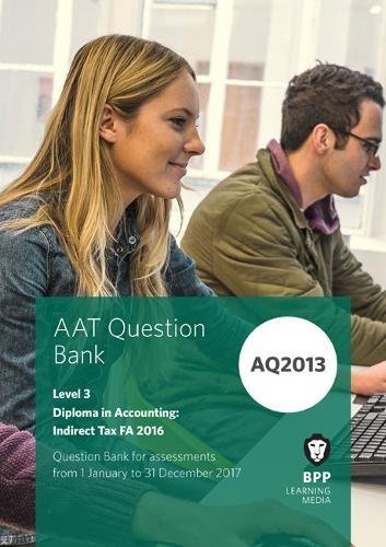 AAT Indirect Tax AQ2013 FA2016: Question Bank