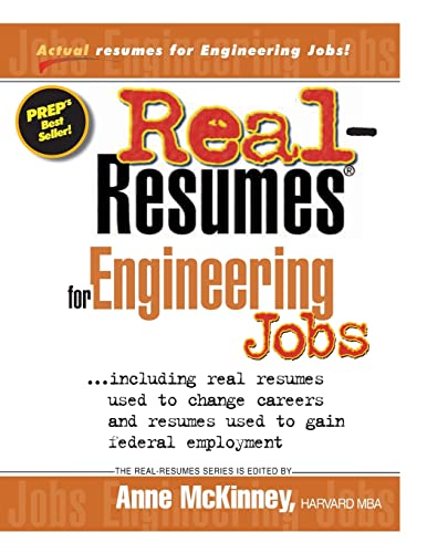 Real-Resumes for Engineering Jobs