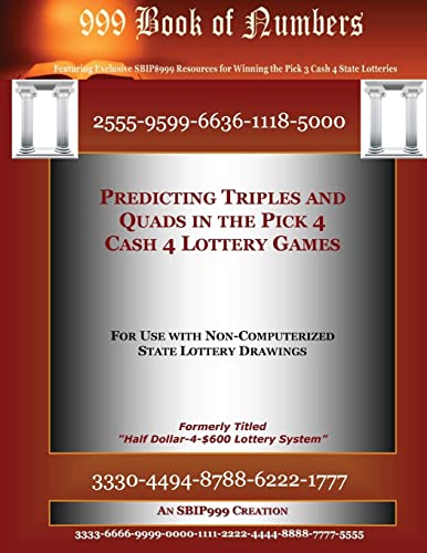 Predicting Triples and Quads in the Pick 4 Cash 4 Lottery Games: For Use With Non Computerized State Drawings