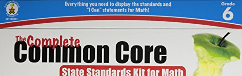 The Complete Common Core State Standards Kit for Math, Grade 6