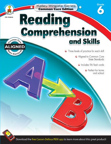 Reading Comprehension and Skills, Grade 6: Common Core State Standards Aligned
