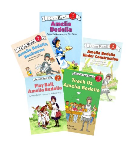 Amelia Bedelia Goes Camping; Amelia Bedelia Under Construction; Merry Xmas, Amelia Bedelia; Amelia Bedelia, Bookworm; Teach Us, Amelia Bedelia; Amelia Bedelia, Rocket Scientist; Amelia Bedelia Bake-off; Amelia Bedelia and the Baby (8 books)