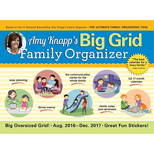 Amy Knapp Big Grid 2017 Calendar: The Essential Organization and Communication Tool for the Entire Family