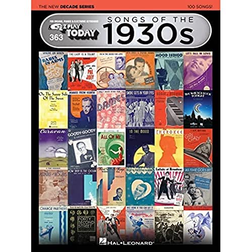 Songs of the 1930s - The New Decade Series: E-Z Play Today Volume 363