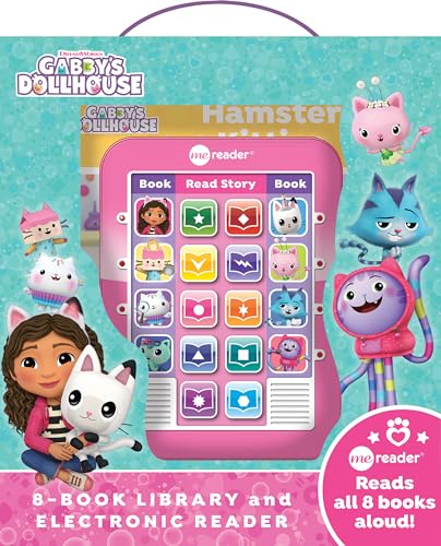 DreamWorks Gabby's Dollhouse - Me Reader Electronic Reader and 8 Sound Book Library - PI Kids (Me Reader and 8-Book Library)