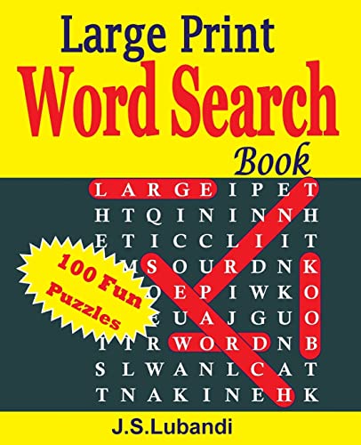 Large Print Word Search Book: Volume 1