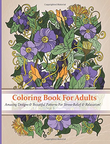 Adult Coloring Book: Amazing Designs & Beautiful Patterns For Stress-Relief & Relaxation! (Mastercraft Coloring Books, Band 3)