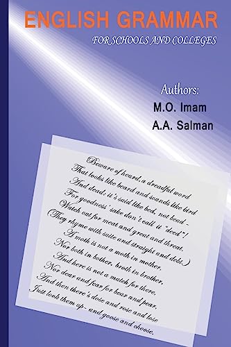 English Grammar For Schools and Colleges