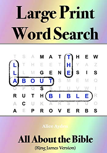 Large Print Word Search: All About the Bible