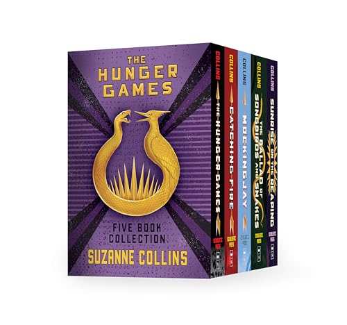 Hunger Games 5-Book Hardcover Box Set (The Hunger Games, Catching Fire, Mockingjay, The Ballad of Songbirds and Snakes, Sunrise on the Reaping)