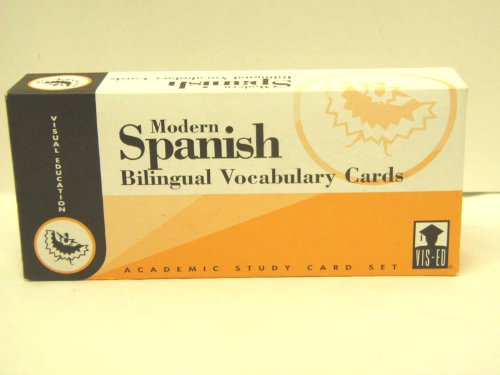 Modern Spanish: Bilingual Vocabulary Cards