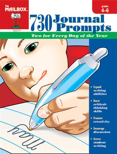 730 Journal Prompts: Grades 4-6: Mailbox