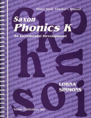 Phonics K: Home School Teachers Edition