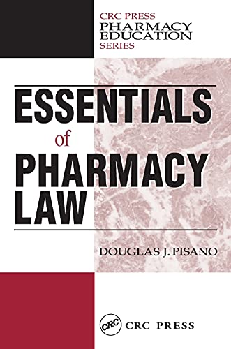 Essentials of Pharmacy Law