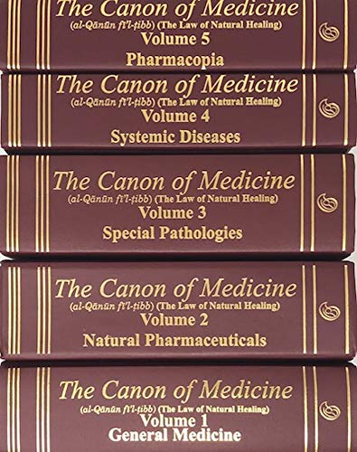 Avicenna Canon of Medicine Complete Five Volume Set