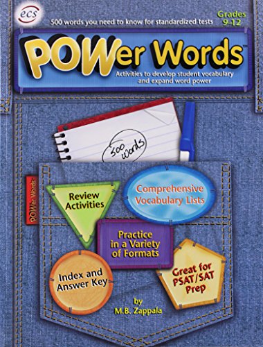 ECS LEARNING SYSTEMS ECS5494 POWER WORDS GRADES 9-12