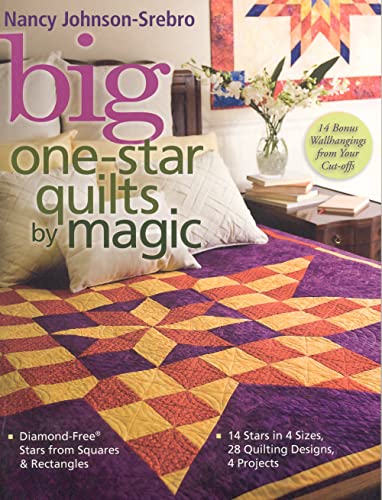 Big One-star Quilts by Magic: Diamond-free Stars from Squares and Rectangles