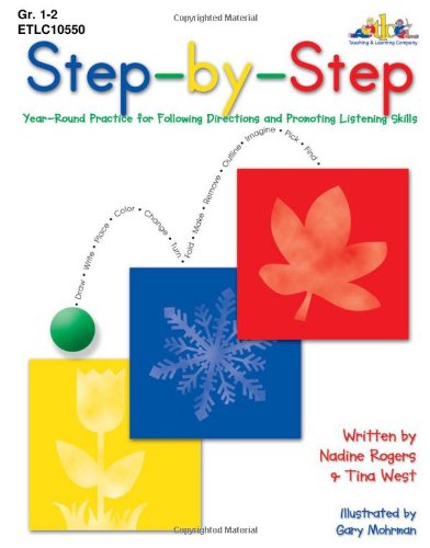 Step-By-Step - Grades 1-2: Year-Round Practice for Following Directions and Promoting Listening Skills