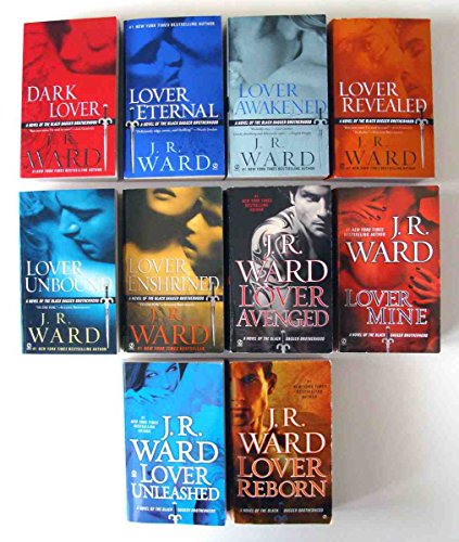 Complete Black Dagger Series Set (Books 1-10): Dark Lover , Lover Eternal, Lover Awakened, Lover Revealed, Lover Unbound, Lover Enshrined, Lover Avenged, Lover Mine, Lover Unleashed, Lover Reborn