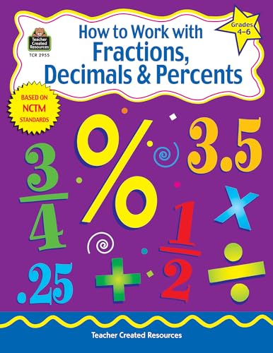 How to Work With Fractions, Decimals & Percents: Grades 4-6