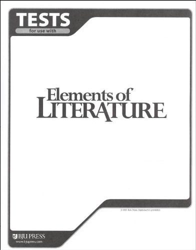 Elements of Literature Tests