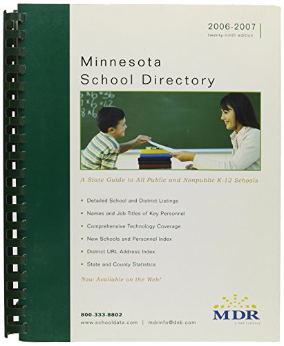 Mdr's School Directory Minnesota 2006-2007: Spiral Edition