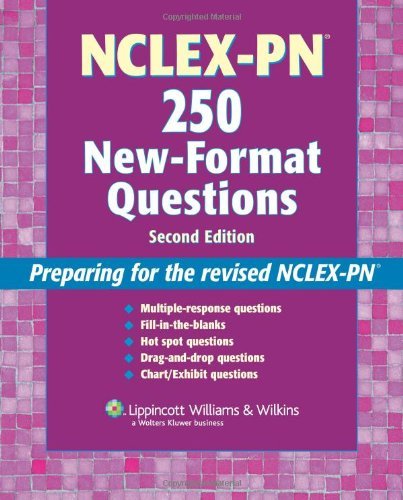 NCLEX-PN 250 New-format Questions (Nursing Review Practice)