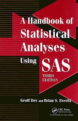 Handbook of Statistical Analyses using SAS