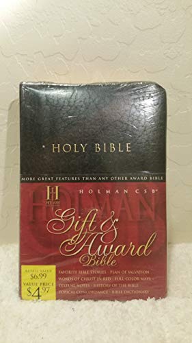 HCSB Gift and Award Bible ( Black Imitation Leather )