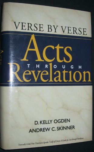 Verse by Verse: Acts Through Revelation