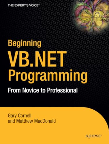 Beginning VB Programming: From Novice to Professional