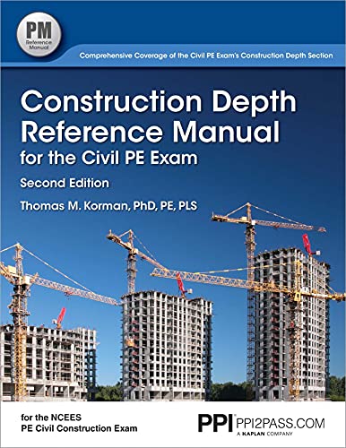 Construction Depth Reference Manual for the Civil PE Exam