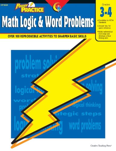 Math Logic & Word Problems Grades 3-4 (Power Practice)