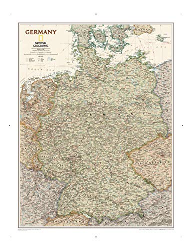 National Geographic Map Executive Germany, Planokarte: Wall Maps Countries & Regions (National Geographic Reference Map)