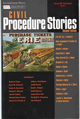 Civil Procedure Stories (Law Stories)