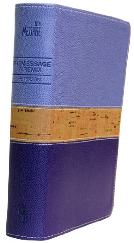 The Message//Remix, The Bible in Contemporary Language: Leather-Look Purple / Cork Edition