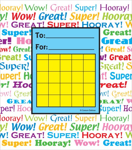 Positive Words Mini Incentive Charts