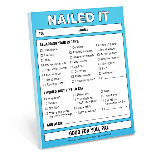 Knock Knock Nailed It Nifty Note