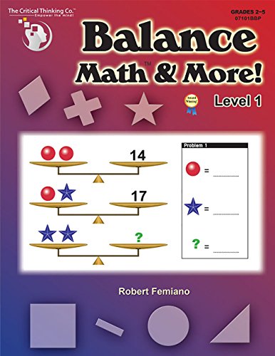 Critical Thinking Press CTB07101BBP Balance Math & More Level 1