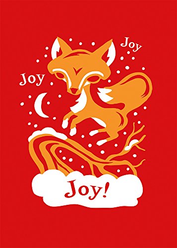 Jumping Joy Fox by Furturtle Show Prints Boxed Holiday Cards, set of 12