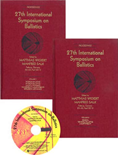 Ballistics 2013: 27th International Symposium on Ballistics