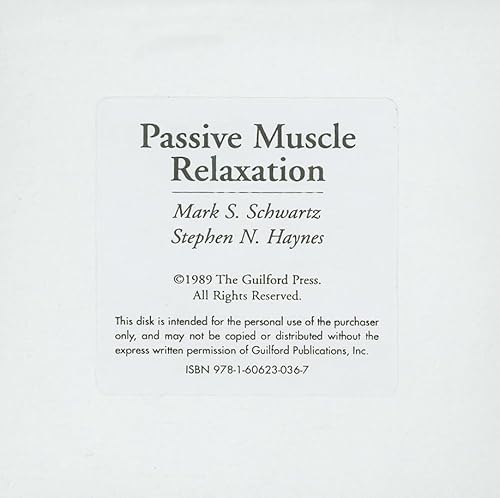 Passive Muscle Relaxation: A Program for Client Use