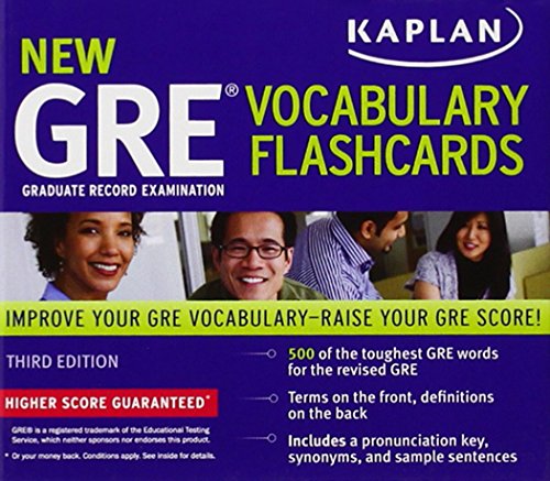 Kaplan New GRE Vocabulary Flashcards (Kaplan Test Prep)